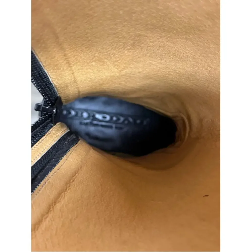 Der Dau Equestrian Riding Field Boots Womans Sz 8.5 Custom Made Leather $2000